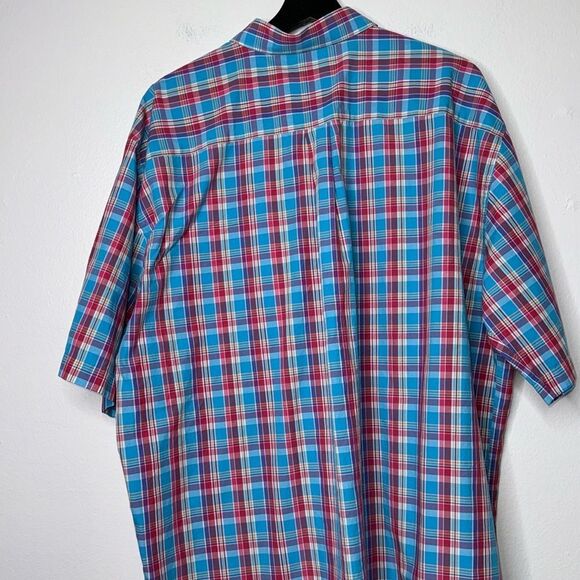Peter Millar Mens Short Sleeved Checked Shirt Size XL - Picture 3 of 8